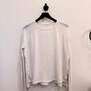 rag & bone White Long Sleeve Tee